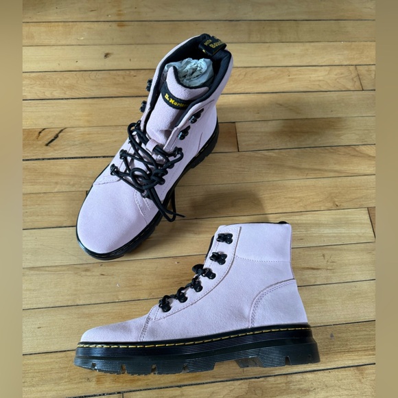 Dr. Martens Combs Poly Twill Boot in vintage taupe - Picture 1 of 8